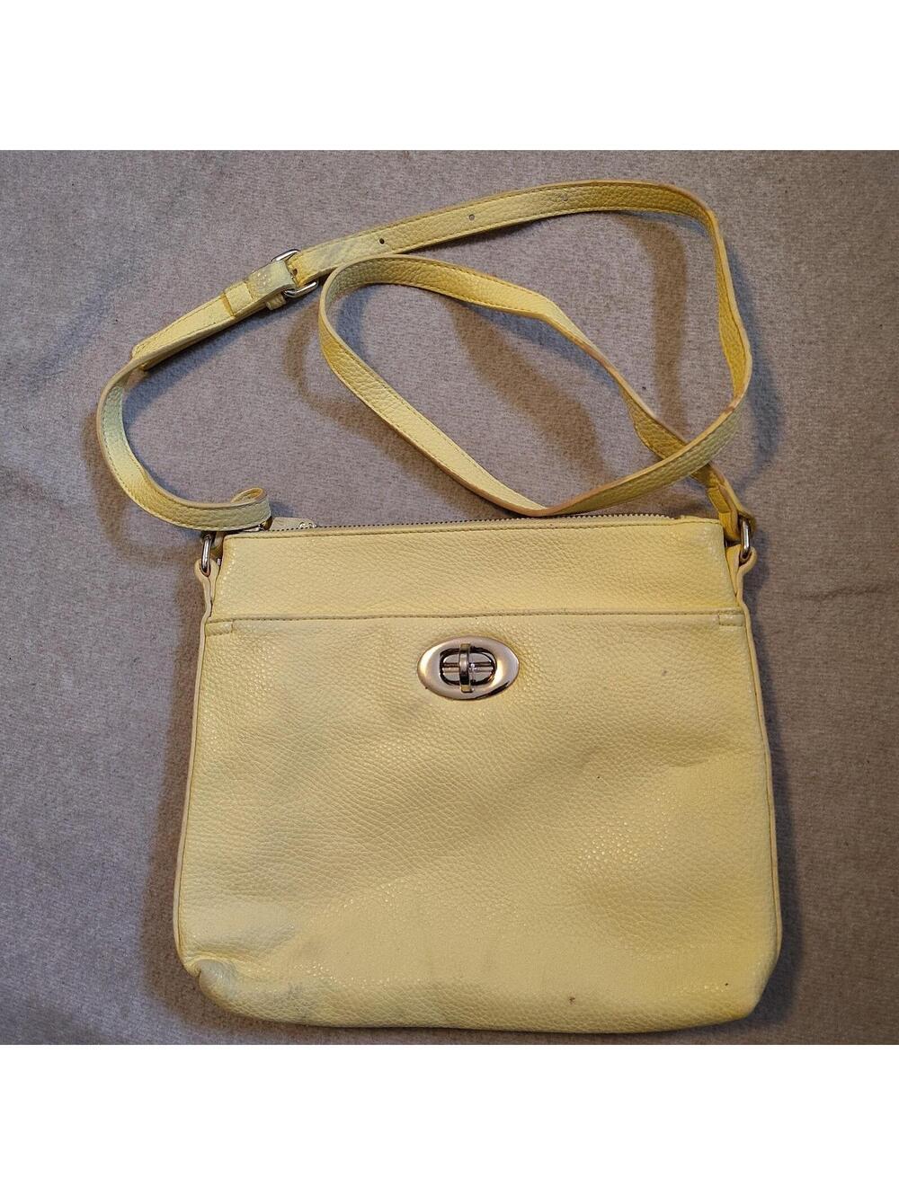 Charming Charlie Pastel Yellow Crossbody